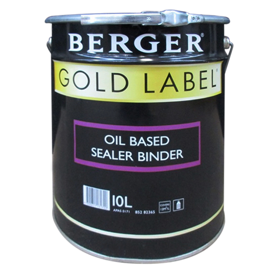 Berger Gold Label Oil Based Sealer Binder White 10L Inspirations Paint